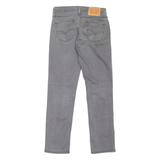 LEVI'S 511 Jeans Mens Grey Slim Straight W29 L30