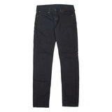 LEVI'S 511 Jeans Mens Black Slim Straight W30 L32