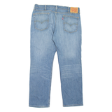 LEVI'S 514 Jeans Mens Blue Slim Straight Stone Wash W38 L30