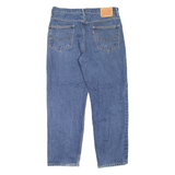 LEVI'S 550 Jeans Mens Blue Relaxed Tapered Stone Wash W36 L30