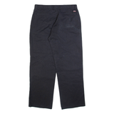 DICKIES Mens Trousers Grey Relaxed Straight W34 L32