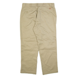 DICKIES Mens Trousers Beige Regular Straight W38 L30