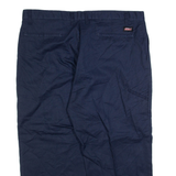DICKIES Mens Trousers Blue Regular Straight W40 L24