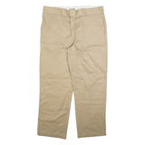 DICKIES Mens Trousers Beige Regular Straight W38 L30