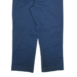 DICKIES Mens Trousers Blue Regular Straight W36 L29