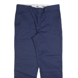 DICKIES 874 Workwear Mens Trousers Blue Regular Straight W40 L32