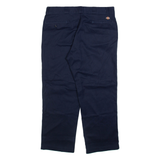 DICKIES 874 Workwear Mens Trousers Blue Regular Straight W38 L28