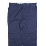 DICKIES 874 Workwear Mens Trousers Blue Regular Straight W40 L30