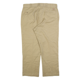 DICKIES Mens Trousers Beige Regular Straight W38 L29
