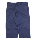 DICKIES 874 Workwear Mens Trousers Blue Regular Straight W36 L30
