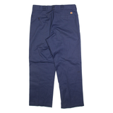 DICKIES 874 Workwear Mens Trousers Blue Regular Straight W36 L30