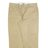 DICKIES 874 Workwear Mens Trousers Beige Regular Straight W38 L30