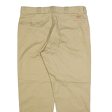 DICKIES 874 Workwear Mens Trousers Beige Regular Straight W38 L30