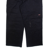 DICKIES Mens Trousers Black Relaxed Straight W38 L29