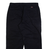 DICKIES Mens Trousers Black Relaxed Straight W38 L29