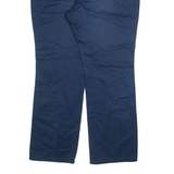 DICKIES Womens Trousers Blue Slim Straight W38 L30