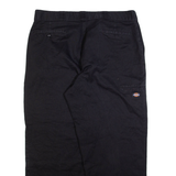 DICKIES Mens Trousers Black Relaxed Straight W40 L30