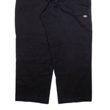 DICKIES Mens Trousers Black Relaxed Straight W40 L30
