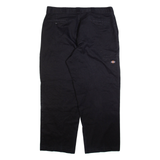 DICKIES Mens Trousers Black Relaxed Straight W40 L30