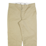 DICKIES 874 Workwear Mens Trousers Beige Regular Straight W38 L30