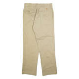 DICKIES 874 Workwear Mens Trousers Beige Regular Straight W33 L32