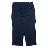 DICKIES Cargo Mens Trousers Blue Relaxed Straight W40 L30