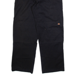 DICKIES Mens Trousers Black Loose Straight W38 L32