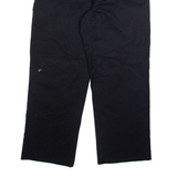 DICKIES Mens Trousers Black Regular Straight W36 L30