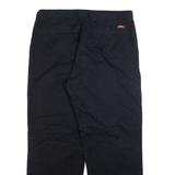 DICKIES Mens Trousers Black Regular Straight W36 L30