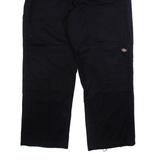 DICKIES Mens Trousers Black Relaxed Straight W38 L32