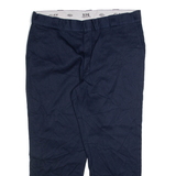 DICKIES 874 Workwear Mens Trousers Blue Regular Straight W42 L30