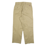 DICKIES Mens Trousers Beige Regular Straight W31 L26