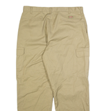 DICKIES Cargo Mens Trousers Beige Regular Straight W38 L32