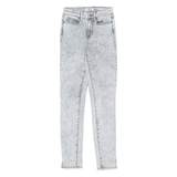 GUESS Mens Jeans Grey Regular Skinny Acid Wash W22 L28