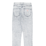 GUESS Mens Jeans Grey Regular Skinny Acid Wash W22 L28