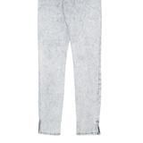 GUESS Mens Jeans Grey Regular Skinny Acid Wash W22 L28