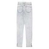 GUESS Mens Jeans Grey Regular Skinny Acid Wash W22 L28