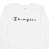 CHAMPION Womens Sweatshirt White M