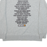 NIKE Mens Sweatshirt Grey S