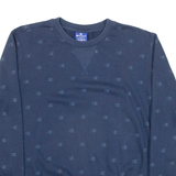 CHAMPION Mens Sweatshirt Blue XS