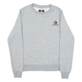 CONVERSE Womens Sweatshirt Grey S