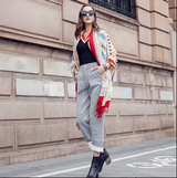 Anyyou 100% Merino Wool Red White Crossover Line Pattern Silk Satin Large Winter Scarf Pashmina Shawl Bandana Perfect For Women Ladies Fashion Style