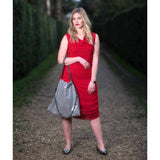 Boudicca Summer Cardinal Red Midi Dress -Inclusive Plus Size up to UK 22 / US 18