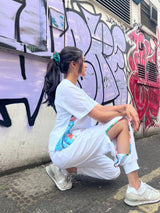 Upcycled Jogger in White
