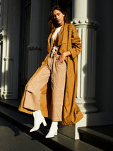 Lâcher Prise - Exode Camel Trench Coat
