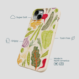 Seashell Veggie Patch iPhone 15 Plus Case