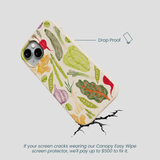 Seashell Veggie Patch iPhone 15 Case