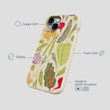 Seashell Veggie Patch iPhone 15 Case