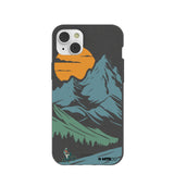 Black Vintage Peaks MTBCO iPhone 14 Plus Case