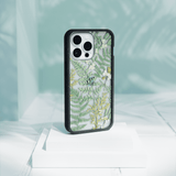 Clear Herbarium iPhone 14 Pro Max Case With Black Ridge
